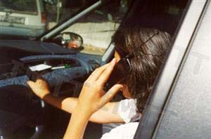 Este condutor para falar ao telefone:
