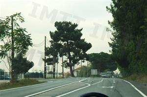 Posso mudar de direcção à esquerda na próxima bifurcação?