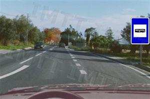 A que distância posso parar para trás do sinal?