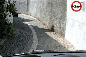 Perante o sinal de proibição não podem transitar automóveis com: